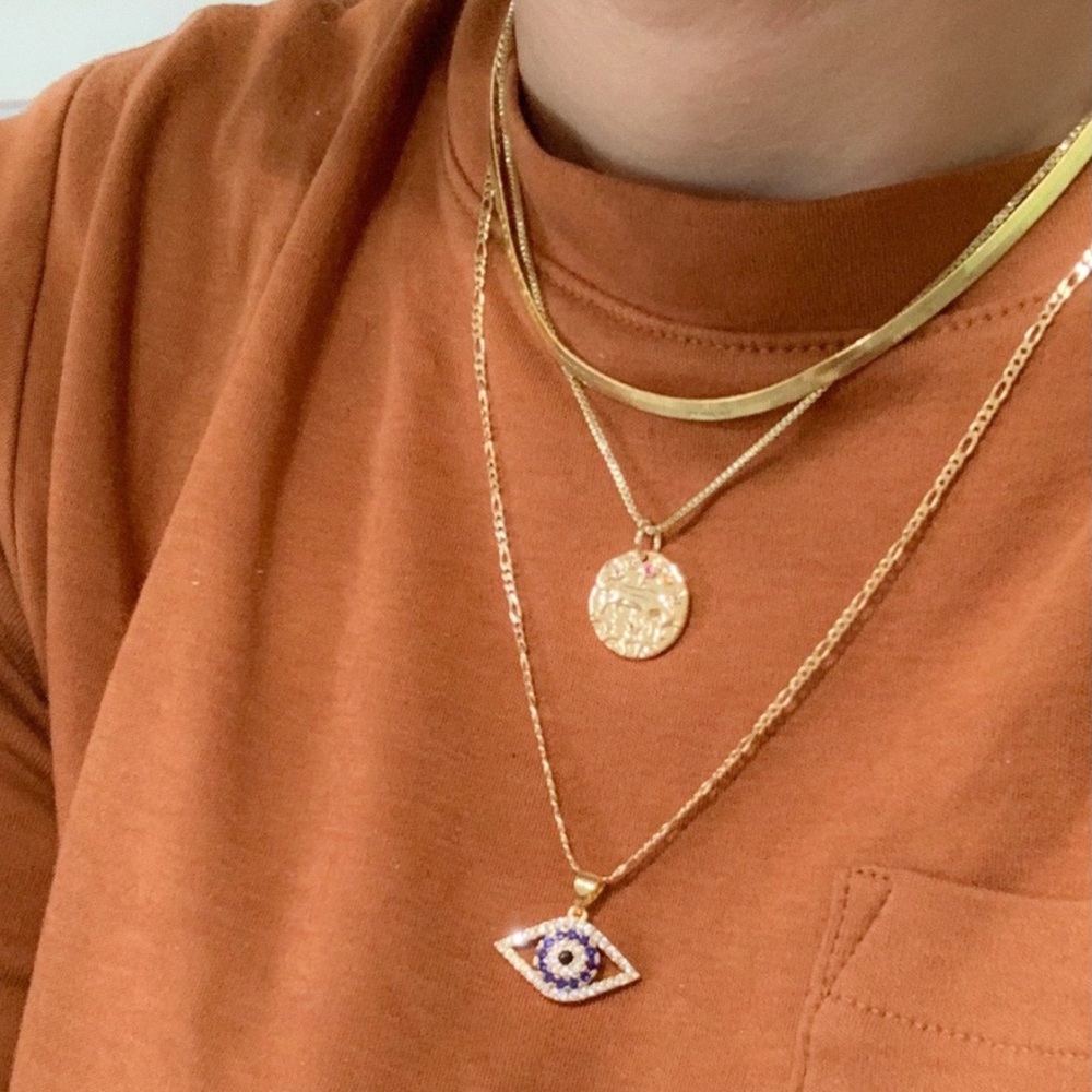 Evil Eye Necklace | 18k Gold Filled - Picture 5 of 5